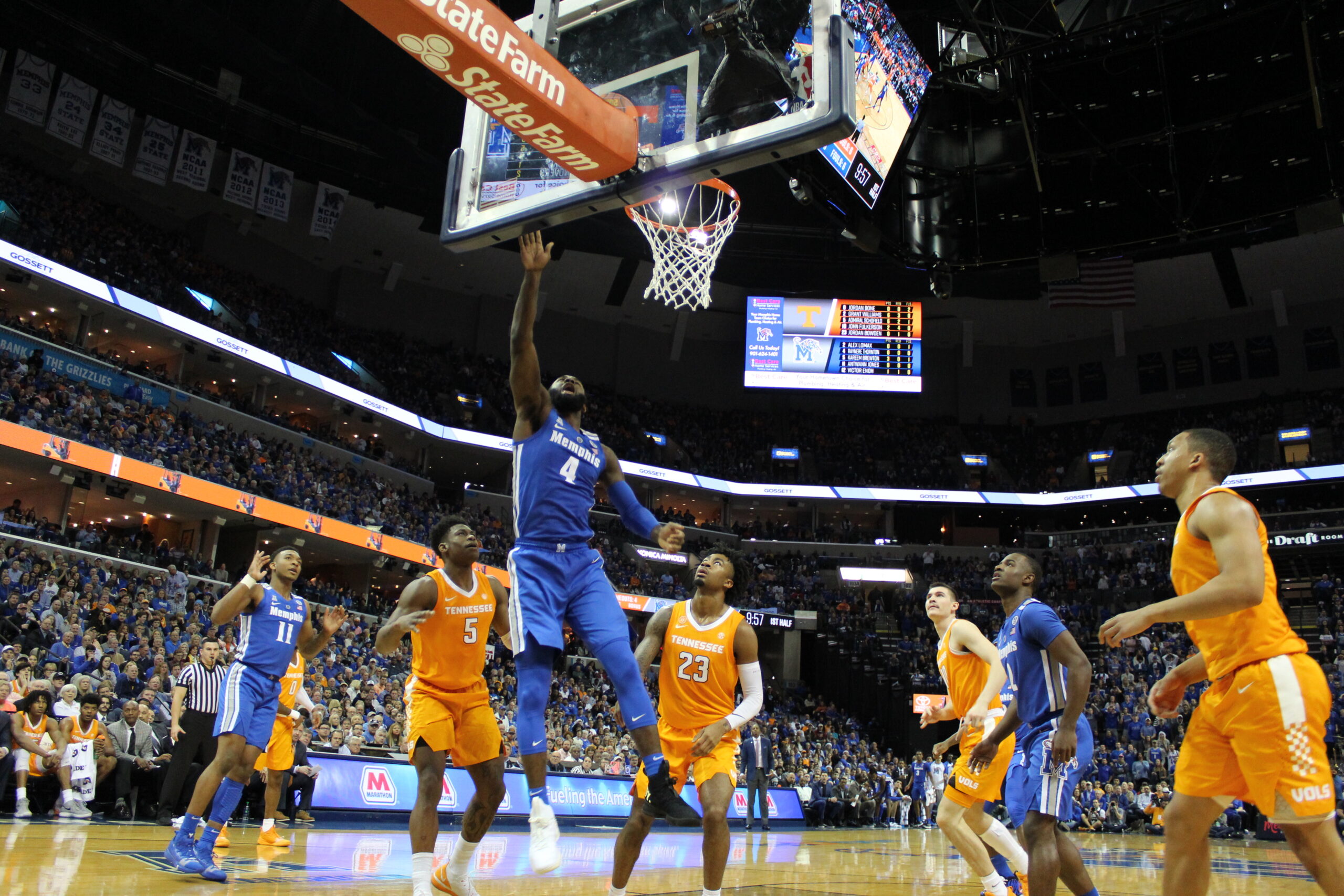 Tennessee vs Memphis 2018